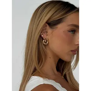 Sold On You Spiral Earrings Gold