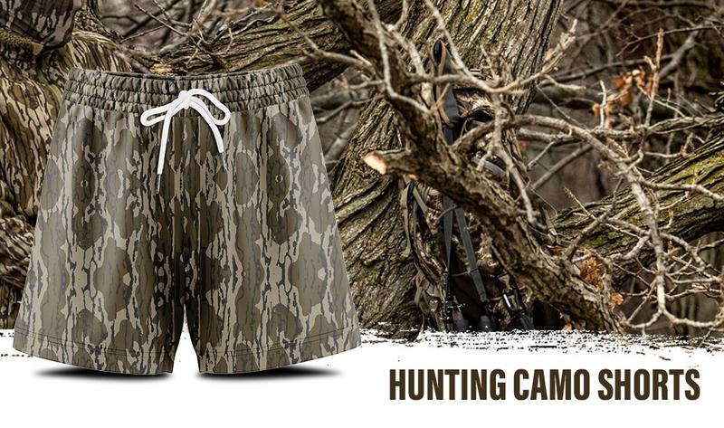 Pack 3  Duck Hunting Camo Shorts With 5 Inch Inseam, Perfect for Men & Women At the Gym, Basketball Camo Mesh Short, Gift for him, Gift For Her, Gym Gift