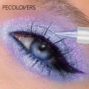 1pc Electric Purple Eyeshadow Stick, With a Telescopic Design, Is Convenient To Carry And Can Easily Create a Dazzling Starry Sky Effect. It Is Very Suitable For Stage Performances, Makeup Sharing, Taking Photos And Party