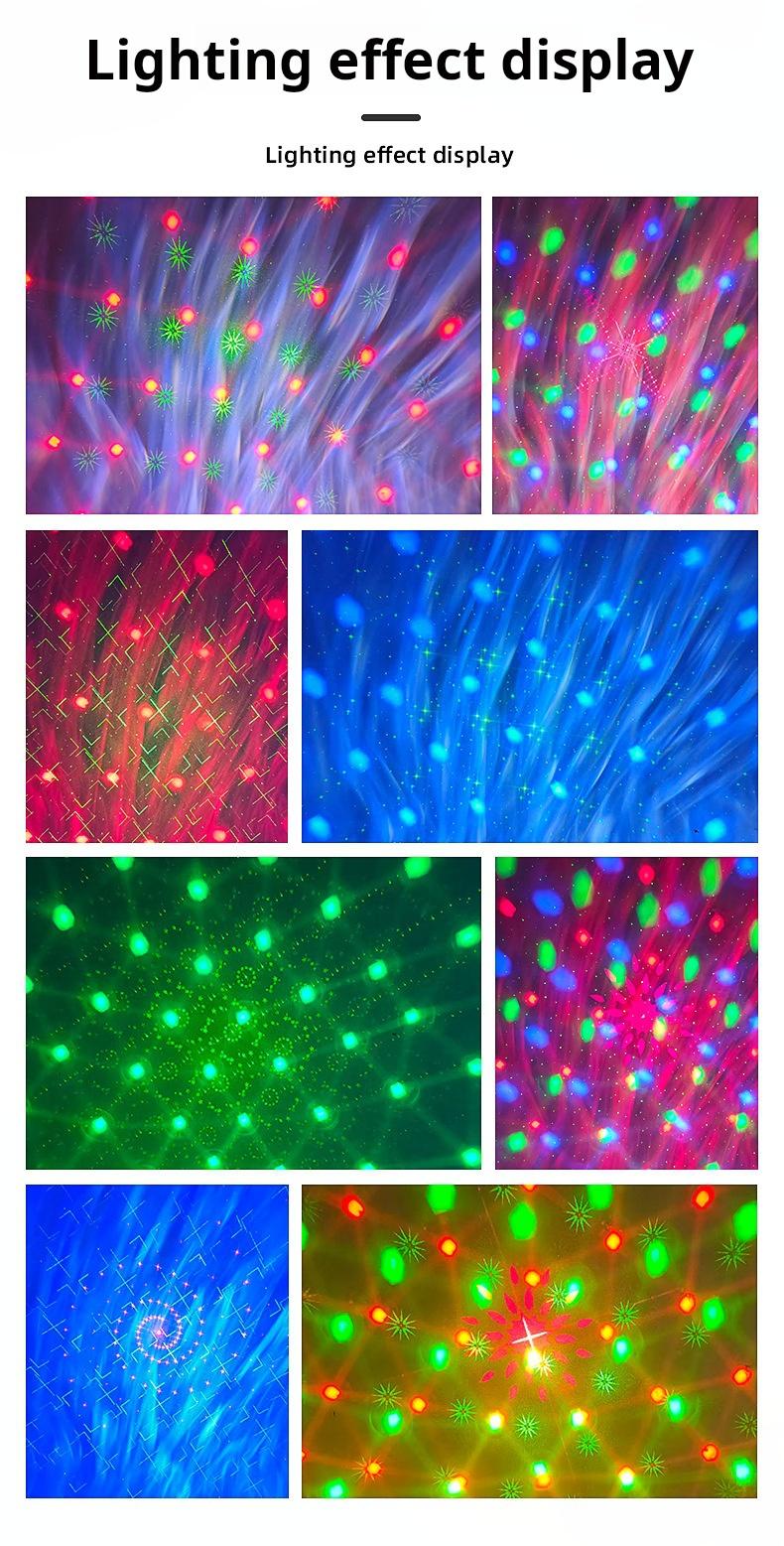 Northern Lights Projection Lights Magic Ball Design Colorful Rotating Stage DJ Disco KTV Home Bedroom Atmosphere Creation LED 12W Remote Control decor gift water ripple birthday game party aurora lamp starry projector Northern Lights Projection Lights Magic Ball Design Colorful Rotating Stage DJ Disco KTV Home Bedroom Atmosphere Creation LED 12W Remote Control decor gift water ripple birthday game party aurora lamp starry projector