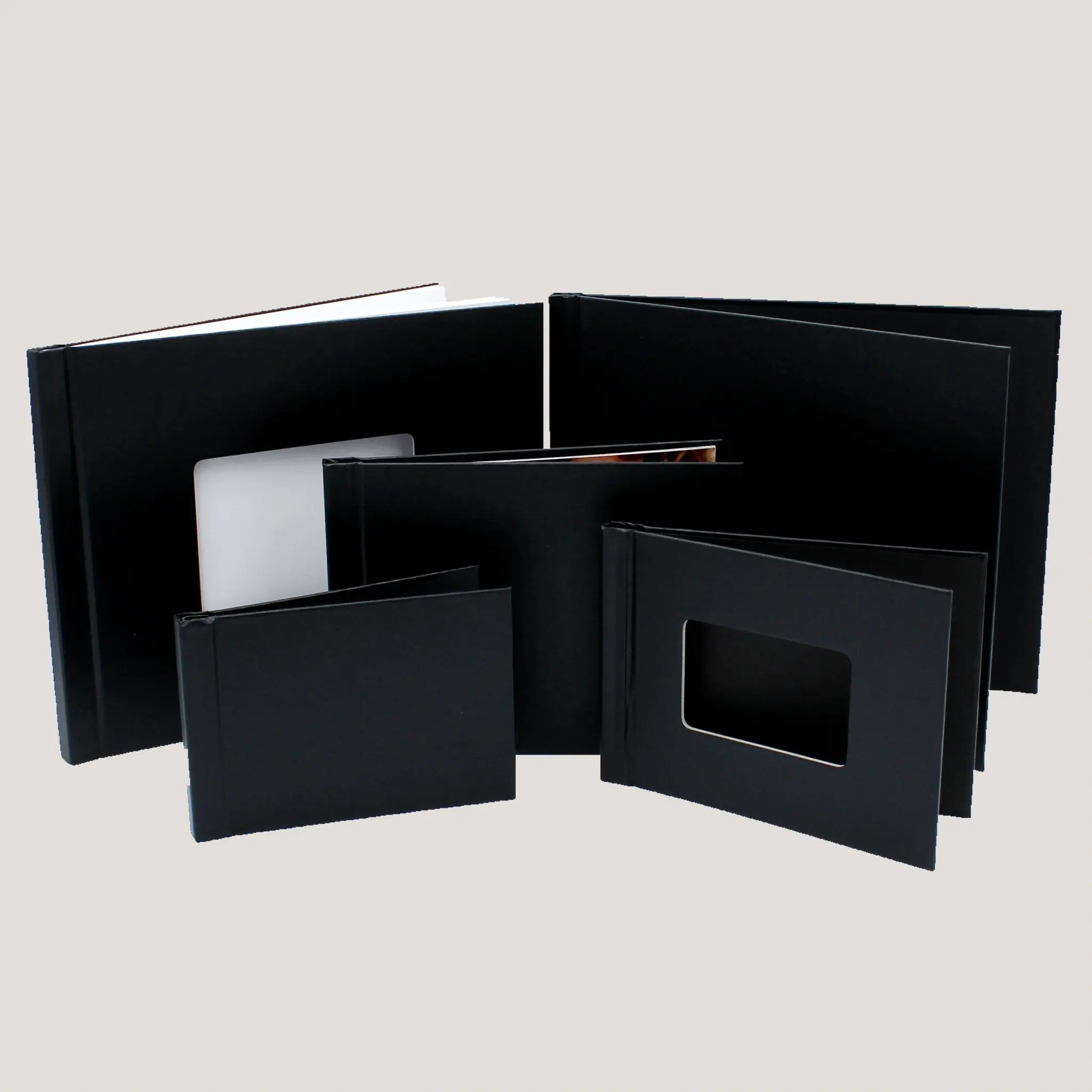 Eco Black Clamp Binding Photobooks (Pack of 10)