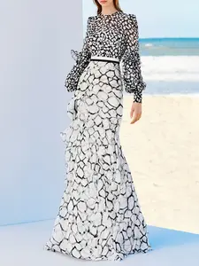 Swing Prom Elegant Dress Formal Sleeve