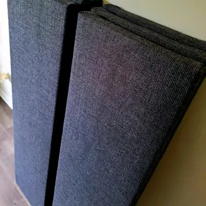 6 Black Sound Absorbing Acoustic Wall Panels - SET of 6