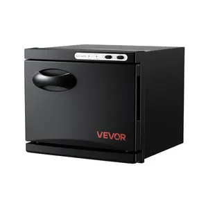 fathersdaygift  VEVOR Hot Towel Warmer, 1.76 gal Small Towel Warmer Cabinet with Clip Stainless Steel Rack, Holds up 12 Towels, Portable All-Round Heating Cabinet for Spa, Barber, Manicures, Massage, Salon, Black