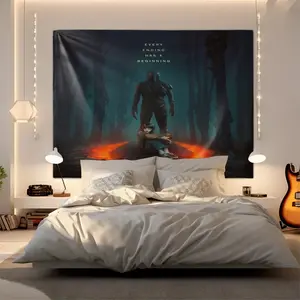 Home Decor Strange Story Tapestry, Fashionable Room Banner, Unique Wall Art for Living Room and Bedroom, Perfect as Birthday and Everyday Gifts