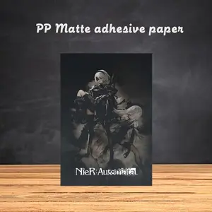 Nier Automata Game Anime Popular Poster Decoration Frameless poster pp Matte adhesive paper for Living room hallway bedroom