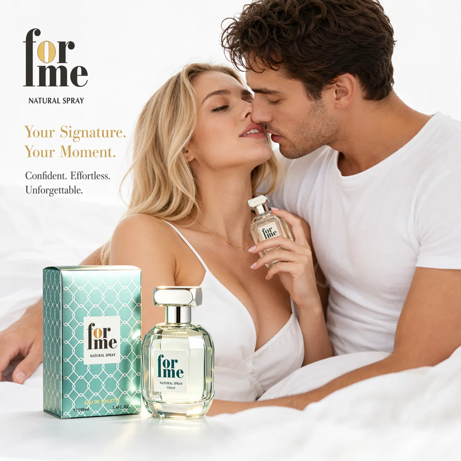 Women's Pheromone Perfume, Infused with Premium Pheromone Formula, Long Lasting Light Fresh Scent, Specially Crafted to Leave a Captivating Impression, Perfect for Romantic Evenings, Ideal Valentine's Day Gift for Her 100ml