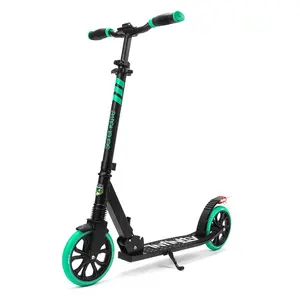 Kick Scooter for Teens & Adults, Smooth Ride, Alloy Deck, Aqua