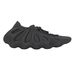 adidas Mens Yeezy 450 Lace Up Sneakers Shoes Casual - Black