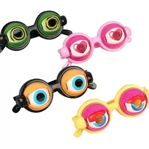 Fet Funny Winking Glasses, Novelty Creative Eyewear, Perfect for Parties, Unique Costume Accessories, Fun and Quirky Sunglasses, Party Event Props, Party Favor