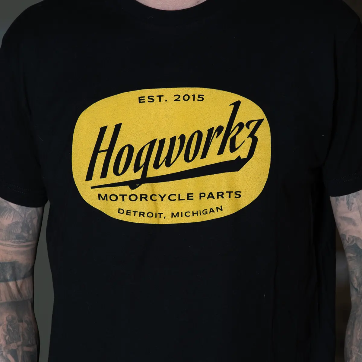 HOGWORKZ® Script T-Shirt | Black