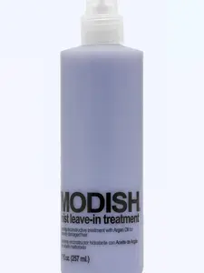 MODISH Leave In Treatment - Reconstructive Formula with Argan Oil for Damaged Hair Care - 8.7 oz Bottle Moisturizing Vegan Haircare Repair Restore