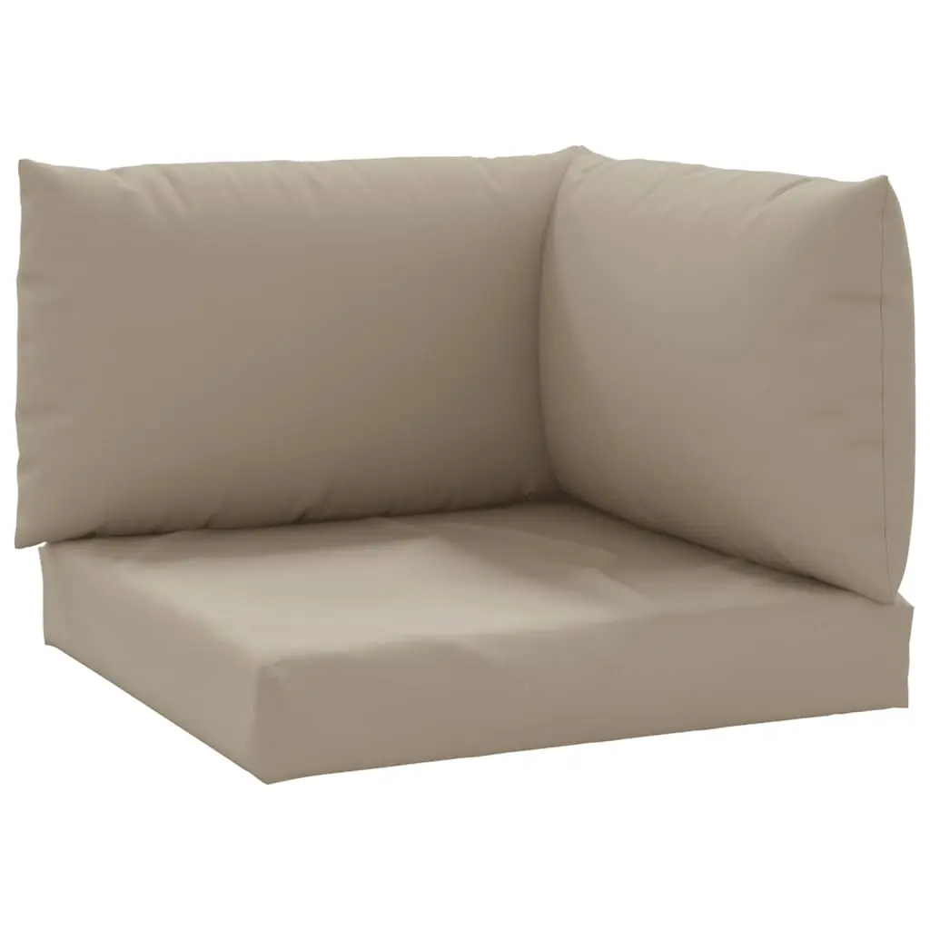 vidaXL Chair Cushion 3 Pcs, Water Repellent Outdoor Pallet Cushion, Seat Cushion Sofa Pad for Garden Patio Furniture, Taupe Oxford Fabric 315072