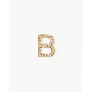 THE DIAMOND PAVE INITIAL STUD