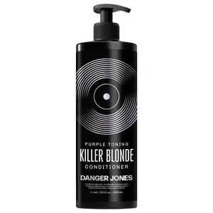 Danger Jones Killer Blonde - Instant No-Yellow Purple Toning Conditioner for Icy Blondes - Haircare, 1 Liter