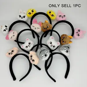 Cute Animal Hairband, Animal Ears Headband, Wolf, Chicken, Cat, Bear Designs, Perfect for Fan Support, Daily Use, 1 Piece