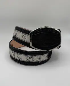 Belt- 100% Pelo De Vaca "Black"