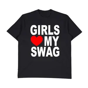 soft CROPPED TEE GIRLS LOVE MY SWAG BY HASSURU Unisex Heavyweight Summer T-shirts Oversized Crewneck T-Shirt Oxygen Streetwear outfits Unisex Aesthetic T-shirt Muscle Fit T Shirt Anyone Clothing