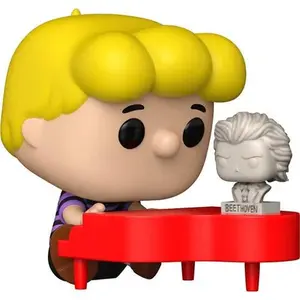Peanuts Schroeder Playing Piano Premium Funko Pop! Vinyl Figure #2092 Collector Set