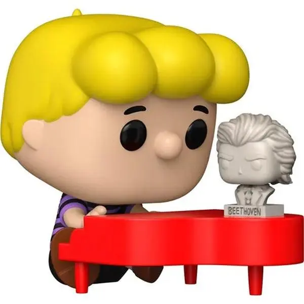 Peanuts Schroeder Playing Piano Premium Funko Pop! Vinyl Figure #2092 Collector Set