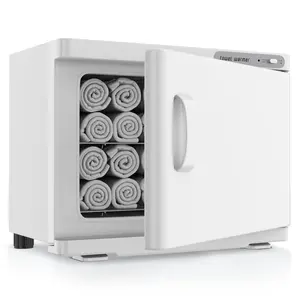 Towel Warmer Cabinet, 23L Large Hot Bath Towel Warmer Heating Use for Facial , Hair Beauty, Salon Equipment and - White