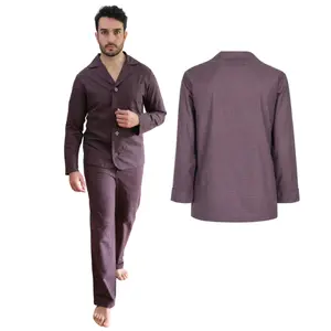 Armani International Men’s Luxury Flannel Pajama Set – European Thermal Plaid