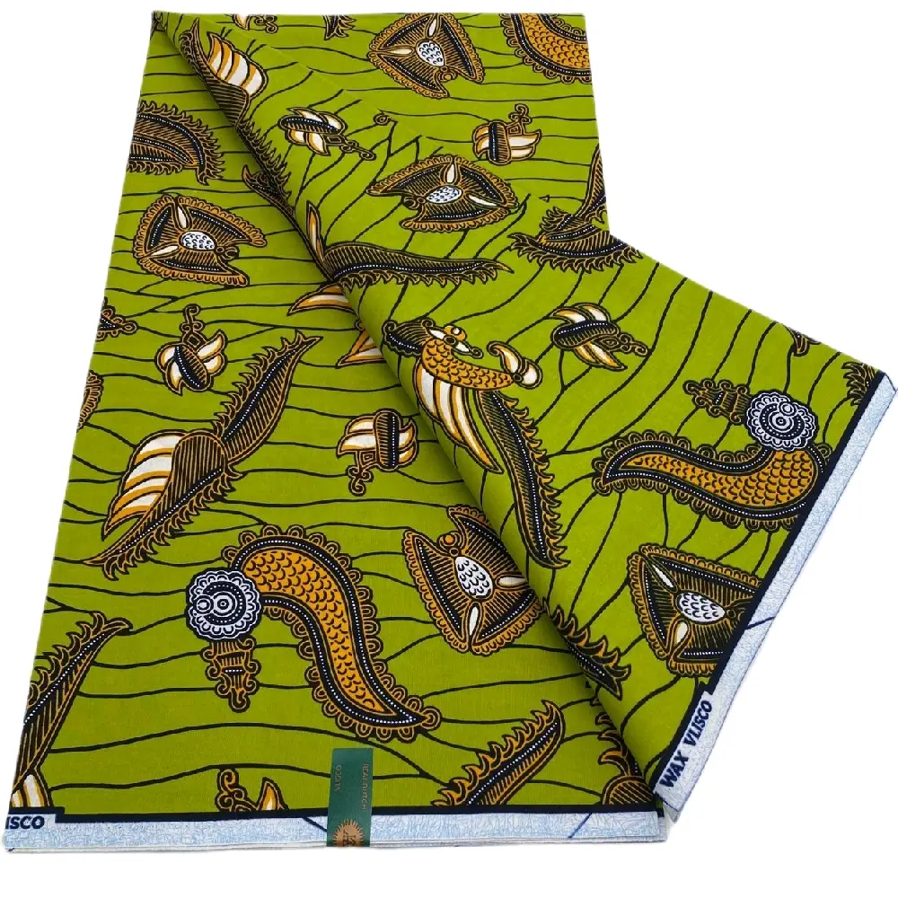 Authentic African Print 100%Cotton 6yards