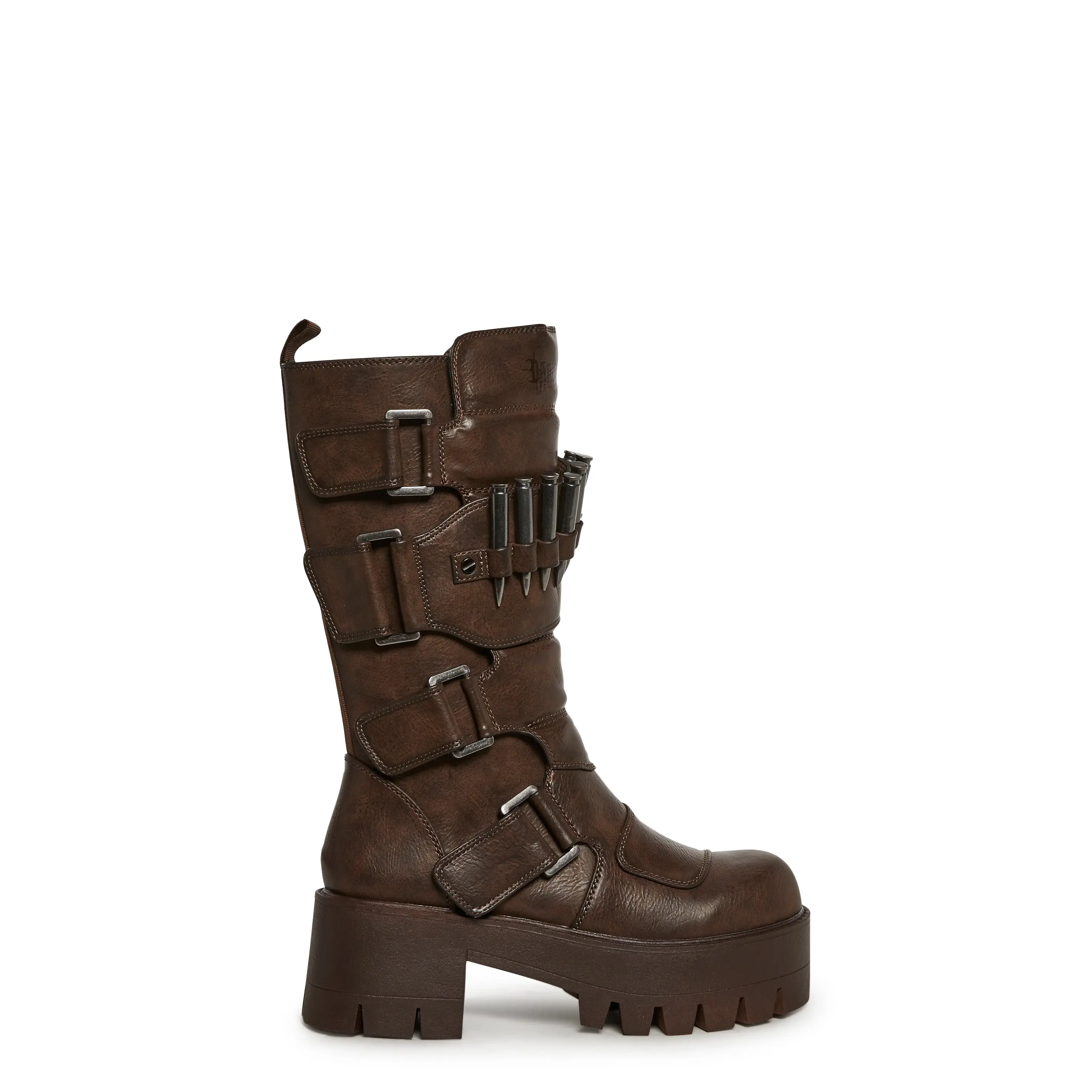 Warp Bullet Combat Boots - Brown