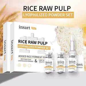 Rice Pore Powder Freeze-Dried Set, Skincare Essence Liquid, Smooth Moisturizing Care, Hydrating Facial Treatment