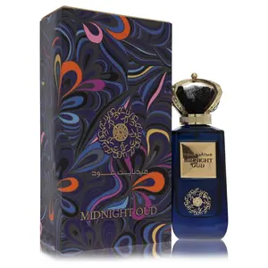 Al Zaafaran 565727 Midnight Oud Eau De Perfume Spray, 100 ml Unisex Fragrance - Men's Cologne, Oud Unisex Fragrance