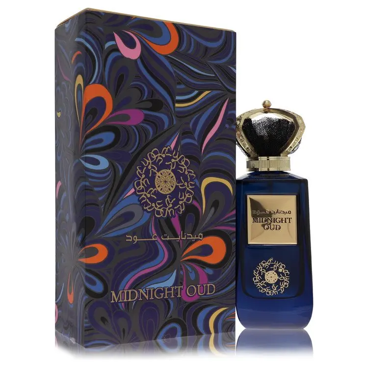 Al Zaafaran 565727 Midnight Oud Eau De Perfume Spray, 100 ml Unisex Fragrance - Men's Cologne, Oud Unisex Fragrance