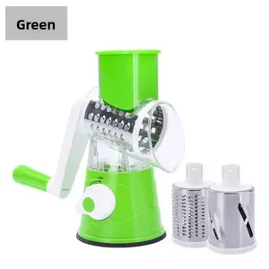 Premium Kitchen Multi-Functional Roller Vegetable Slicer Hand-Cranked Shredder and Grater for Potatoes and Cheese, Household Kitchen Tool