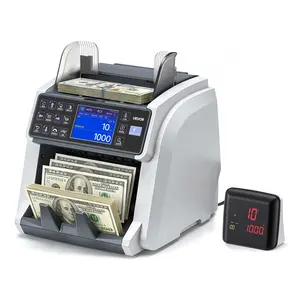 【Summervibes】VEVOR Money Counter Machine, Mixed Denomination Bill Cash Counter with CIS/UV/MG/IR/DD/DBL/HLF/CHN Counterfeit Detection, Multi-Currency Support,  Money Counting Machine with External Display
