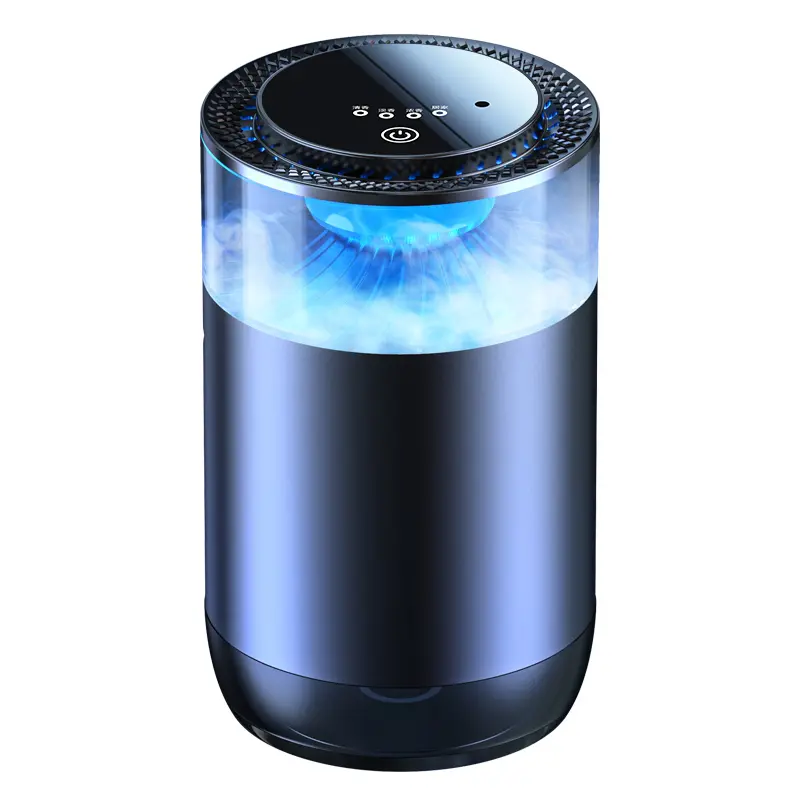 2024 New Type, Intelligent Dynamic Cloud Aroma Car Air Freshener, French Perfume and Master Incense, three adjustable scent levels, four-color adjustable ambient light, lasts up to four months, automatic on/off, safe for pregnant women and babies.
