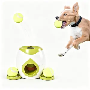 Pawzseek  Dog Treat Dispenser Bucket with 2 Balls – Toss Ball, Get Snack! Interactive Fetch & Puzzle Toy, Keeps Dogs Entertained for Hours