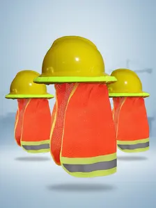 Orange Safety Neck Shade / With Safety Stripe / One Size Fits All
