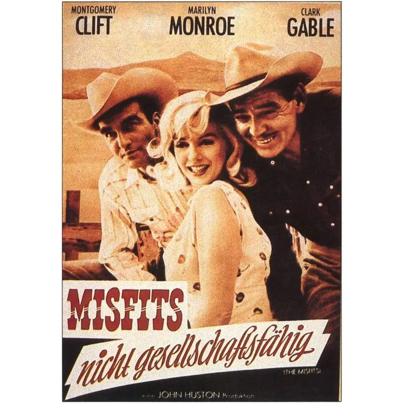 The Misfits Movie Poster Print (11 x 17)