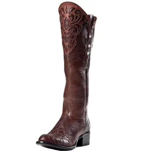 Johnny Ringo Sagrada Collection Volcano Cobre Boot with Fleur De Lis Inlay