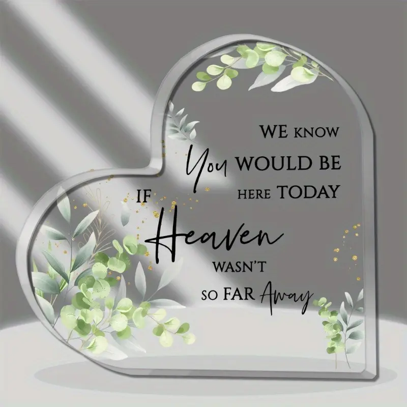 Wedding Memorial Sign, In Loving Memory Wedding Sign Remembrance Wedding Sign, Heart Acrylic In Memory of for Wedding Table Centerpieces Ceremony Reception Anniversary Decoration