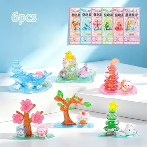 3D Crystal Relief Stackable Stickers, Cartoon Animal Embossed Stickers, Kids DIY Handmade Mini Decor Accessories, Fun Craft Supplies, Funny Stickers