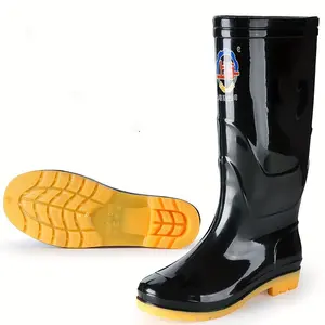[WaterproofRainBoots]WaterproofAnti-SlipMen'sRainBoots|AnkleHighRubberDeckBootsforFishing,Boating&OutdoorActivities,Black&CamoDesign,DurablePVCMaterial,ErgonomicFit,All-SeasonUseBoyClosedFootwearCamouflageWalkingShoes