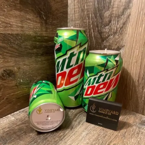 Vineyard Candle Co Mountain Dew Scented Soy Wax Candle 7.5 12 16oz Hand Poured All Natural Recycled Glass Decor Ornament Aroma Perfume Multicolor