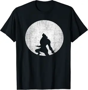 Werewolf Shirt - Halloween Werewolf Full Moon T-Shirt - Jocelynal Shop 68B08GZMHT3C