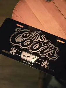 Coors Banquet License Plate