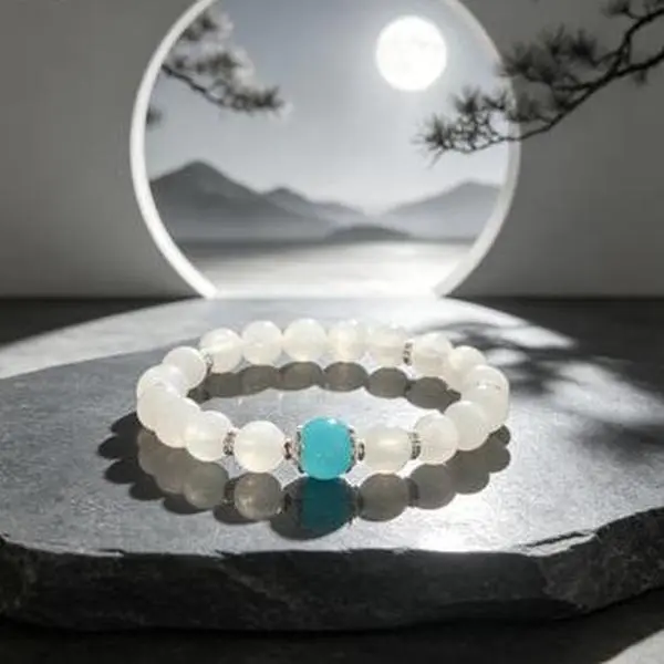 Aura Elevating Beaded Bracelet, Spiritual Wearable Jewelry for Better Romantic Connections, Work Breakthroughs and Gentle Emotional‑Physical Balance