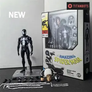 Symbiote Spider Action Figure 6inches Toy - 1/12 Scale - Premium Quality Variant
