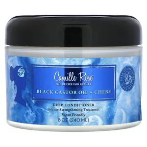 Camille Rose Black Castor Oil + Chebe, Deep Conditioner, 8 oz (240 ml)