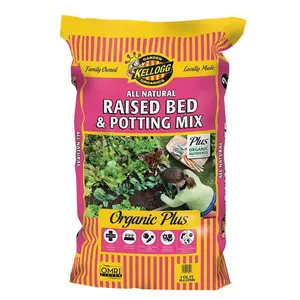 Organic Raised Bed and Potting Mix, All Natural Premium Soil 2 cu. ft., OMRI Listed