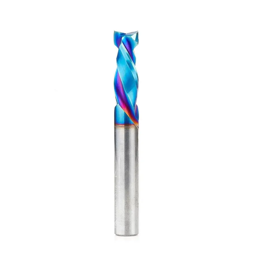 Amana Tool 46395-K CNC SC Spektra Extreme Tool Life Coated Mortise Compression Spiral 3/8 D x 1-1/16 CH 3/8 SHK 3 Inch Long 2 Flute Router Bit