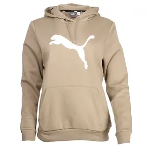 PUMA Womens Essentials Cat Logo Hoodie Casual Outerwear Casual - Beige
